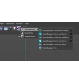 MeshBoolean Cinema 4D plugin