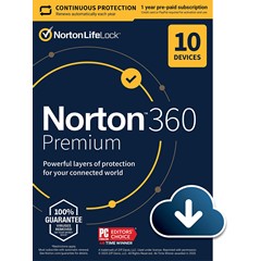 Norton 360 Premium 10 devices /до 16 февраля 2026