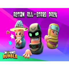 Worms Rumble: DLC Action All-Stars Pack (Steam KEY)
