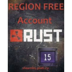 Rust Аккаунт +EMAIL 15 ЛЕТ 8LVL НЕ ЛИМИТНЫЙ Region Free