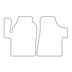 Mercedes-Benz Vito (Viano)(W639)(03-14) лекала ковриков