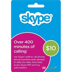 SKYPE ВАУЧЕР на 10$ (aктивация http://www.skype.com)