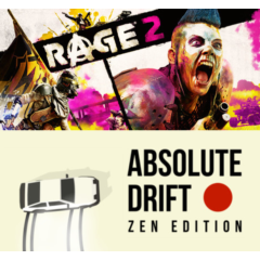 RAGE 2 + Absolute Drift | EPIC GAMES 🛡️СМЕНА ДАННЫХ🛡️