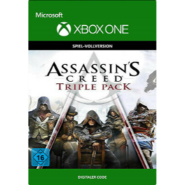 🌍 Assassin&amp;acute;s Creed Triple Pack XBOX KEY 🔑 + GIFT🎁