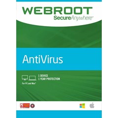 Webroot SecureAnywhere AntiVirus до  30.12.2025  /1 пк