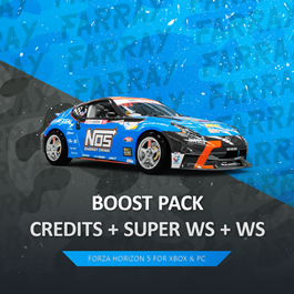 FH5 💰 MAX CR + 🎰 MAX SUPER WS & WS 🚀FORZA PC/XBOX