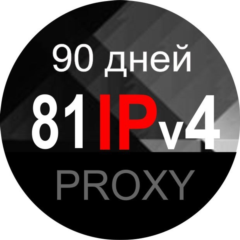 81 общих дата-центр прокси Санкт-Петербург - 90 дней