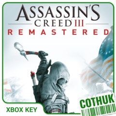 ASSASSINS CREED III REMASTERED XBOX X|S ONE КЛЮЧ