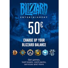💎 Battle.net 50 EUR Подарочная Карта Blizzard 💎
