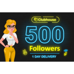 🔥👾🔥500  Подписчиков в ClubHouse🔥👾