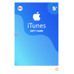 iTunes GIFT CARD 5$ USA