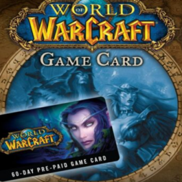 WORLD OF WARCRAFT 60 DAYS ✅ TIME CARD (US)+CLASSIC