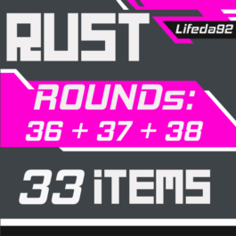 🔥RUST SKINS ✦TWITCH DROPS ✦ Round 36+37+38✦33 ITEMS+🎁