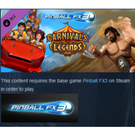 Pinball FX3 Carnivals and Legends DLC ✅Steam (no RU/BY)