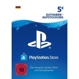 PLAYSTATION NETWORK (PSN) - 5€ EUR (DE , GERMANY) 🎁