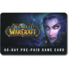 World of Warcraft Time Card 60 дней Американская версия