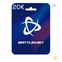 Battle.net Blizzard Подарочная Карта 20 EUR