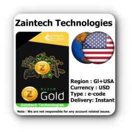 $5 Razer Gold GLOBAL + USA - (Instant Delivery)