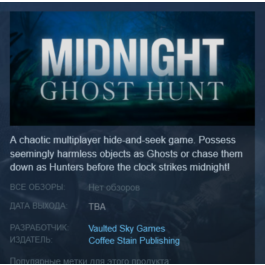 Midnight Ghost Hunt (BETA) (Steam Key/Region Free) + 🎁