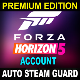 ・FORZA HORIZON 5・PREMIUM・STEAM ACCOUNT・AUTO STEAM GUARD