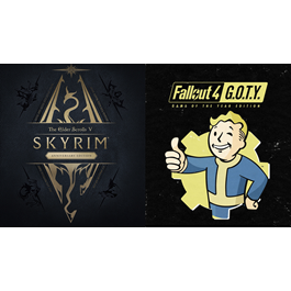 Skyrim Anniversary Edition + Fallout 4 G.O.T.Y Bundle