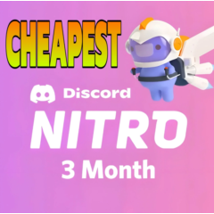 DISCORD NITRO 3 MONTHS+2 BOOST + PAYPAL👍WHOLESALE👍