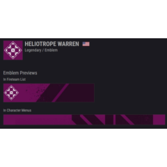 Destiny 2 - Эмблема (Гелиотропное сплетение) PC,PS,Xbox