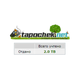 Tapochek.net account 2TB