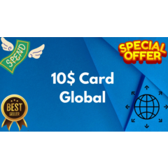 💵10$ CARD GLOBAL🌎All Services/Google/Others.ect⚡✅