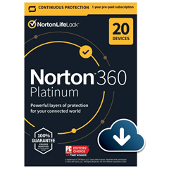 Norton 360 Platinum  20 devices / 90 дней  (Global)