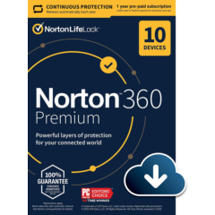 Norton 360 Premium  10 devices / 90 дней  (Global)