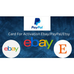 💶Card For eBay/Etsy/Github⚡️Europe/UK Activation✅