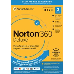 Norton 360 Deluxe  3 devices /  1 год  (Global)