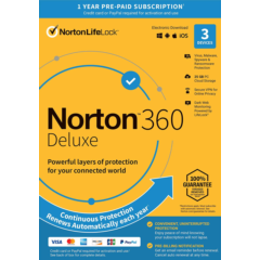 Norton 360 Deluxe  3 devices /  1 год  (Global)