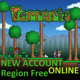 Terraria new STEAM account ONLINE +EMAIL (Region Free)