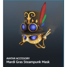 ✔️Code Roblox Mardi Gras Steampunk Mask #4