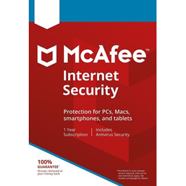 MCAFEE Internet Security 2024 FOR 1 YEAR