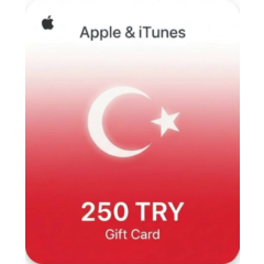 🍎 iTunes Gift Card (Турция) 250 TRY