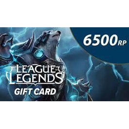 ⭐50EUR -6500RP LoL/5025 Points (EU Server)