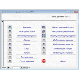 Registry Office database Access