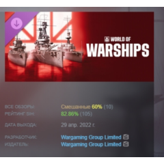 World of Warships. Да здравствует король! АВТОДОСТАВКА STEAM РОССИЯ