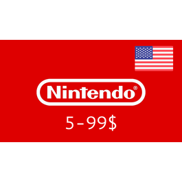 ✅Nintendo🔥Gift Card 10$—99$🔵(USA)