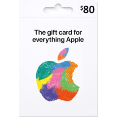 ITUNES GIFT CARD 80 $ USA