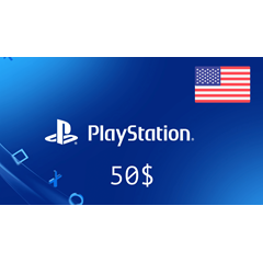 🎮Playstation Network (PSN)    50$🔥(US) [Без комиссии]