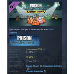 Prison Architect - Perfect Storm DLC АВТОДОСТАВКА STEAM РОССИЯ