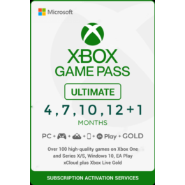 XBOX Game Pass Ultimate 4,7,10,12 Months Any Account