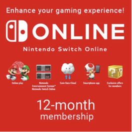 🔥 NINTENDO SWITCH ONLINE — 12 MONTH EU