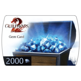 Guild Wars 2 2000 Gems Card🔵Global