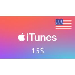 iTunes 🔥 Gift Card -   15$ 🇺🇸(USA)