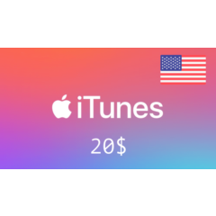 iTunes 🔥 Gift Card -  20$ 🇺🇸(USA) [Без комиссии]